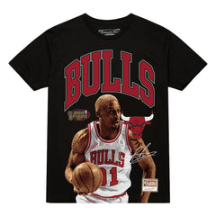 Dennis Rodman Chicago Bulls Hardwood Classics Player Arch T-Shirt sale - Black discount