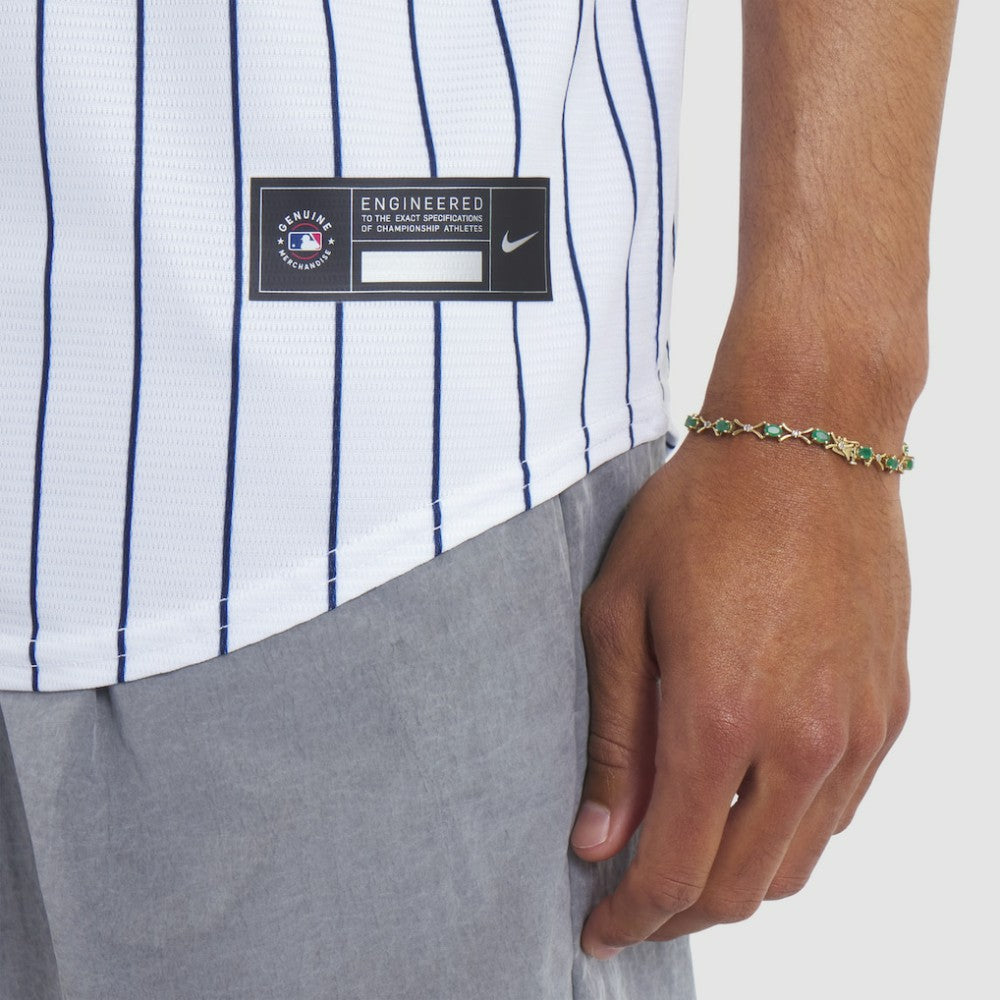 CC Sabathia New York Yankees 2025 Baseball Hall of Fame Name & Number Retired Replica Jersey White
