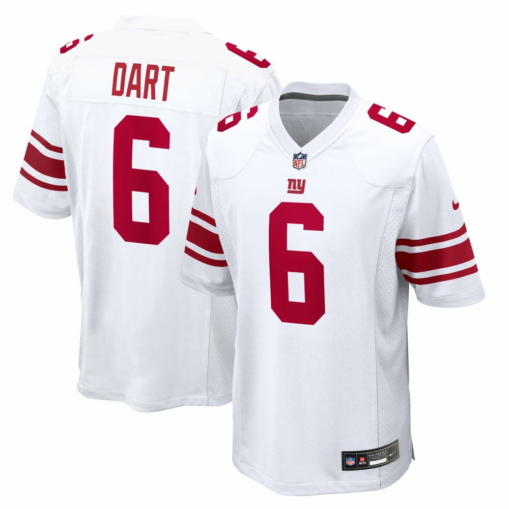 Jaxson Dart New York Giants Game Jersey - White online