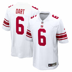 Jaxson Dart New York Giants Game Jersey - White online