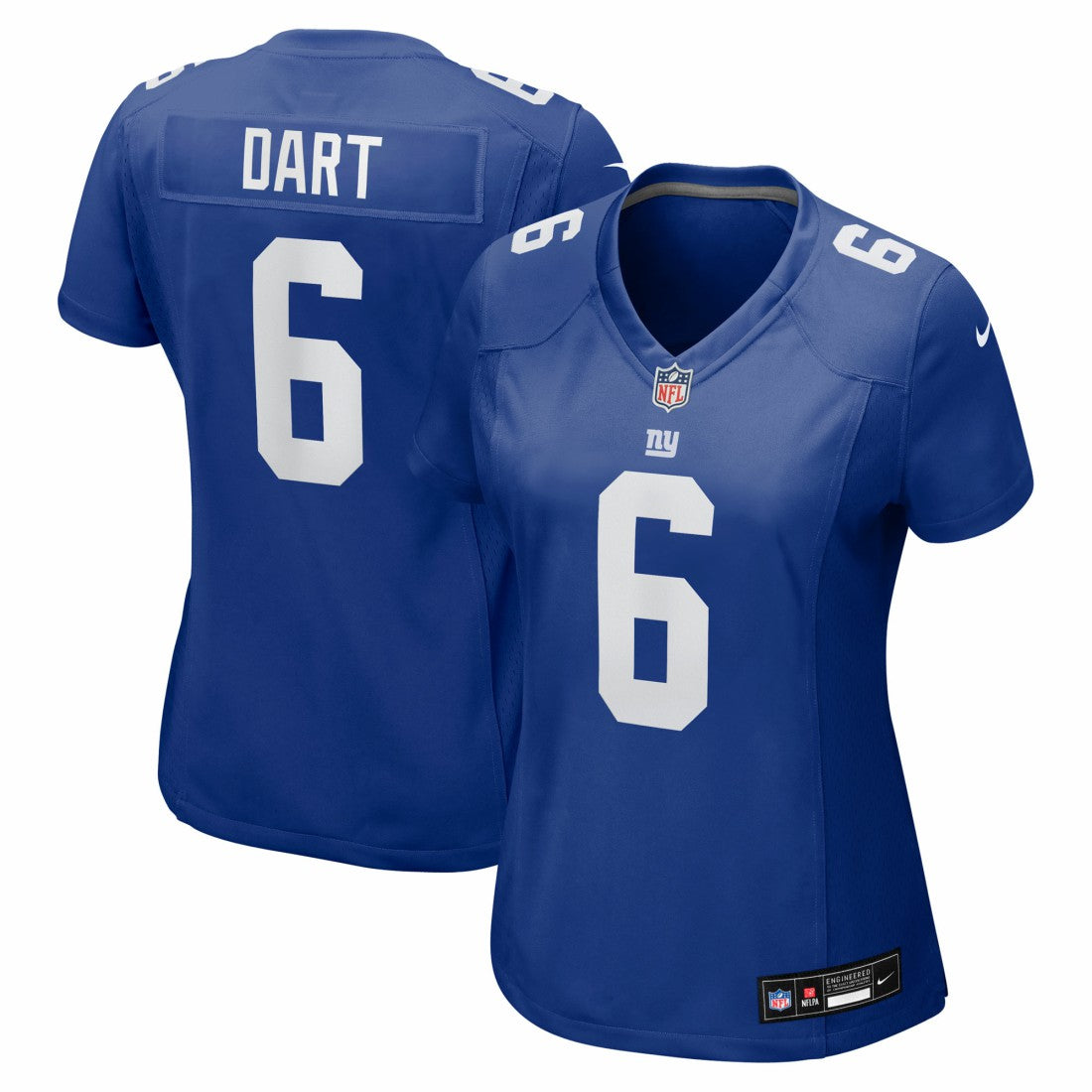Jaxson Dart New York Giants Women's Team Game Jersey - Royal online