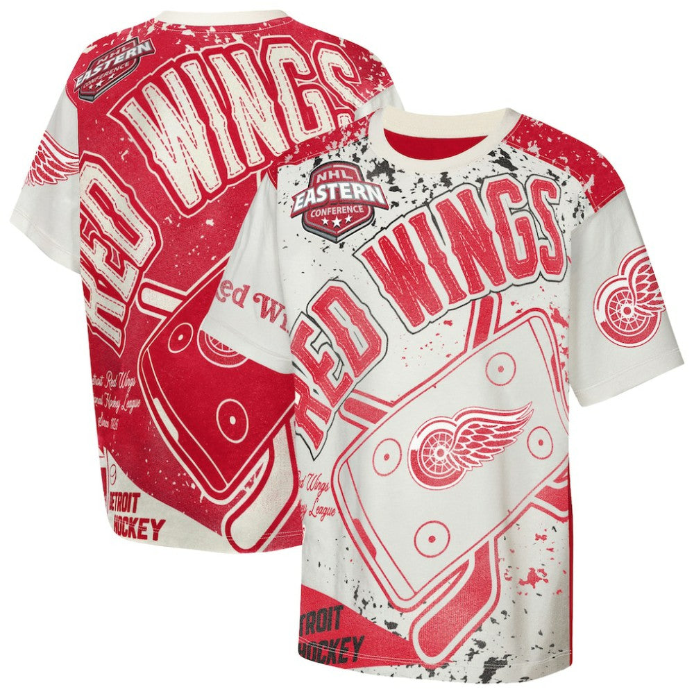 Detroit Red Wings Outerstuff Youth Top Player T-Shirt - Cream T-shirts