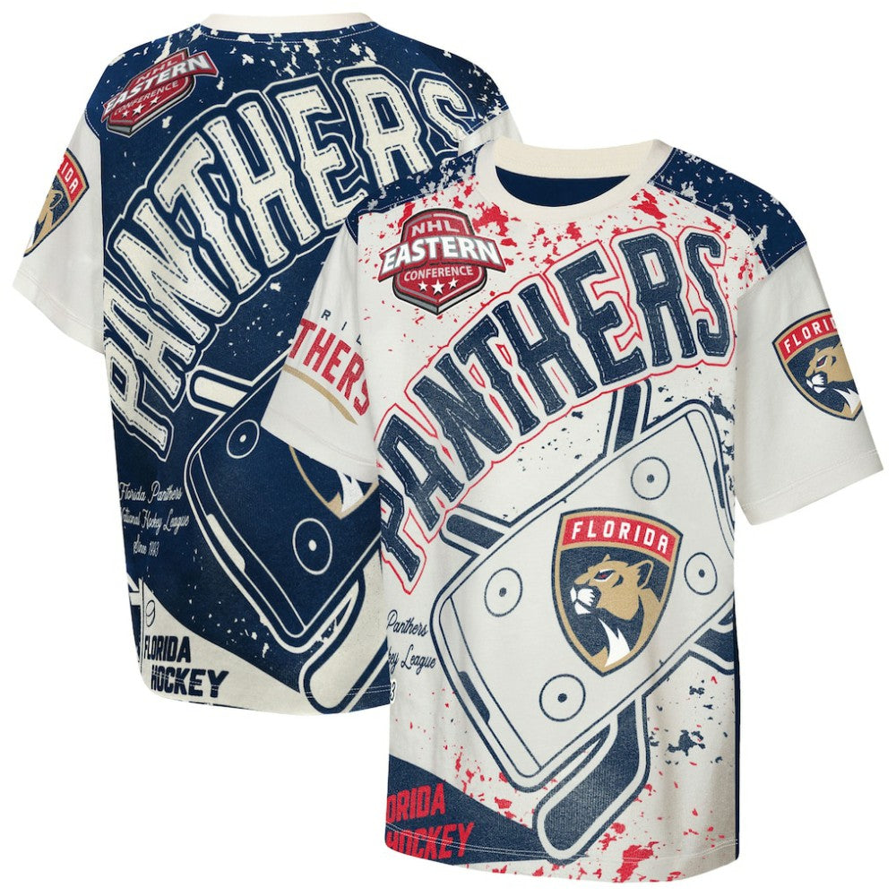 Florida Panthers Outerstuff Youth Top Player T-Shirt - Cream T-shirts