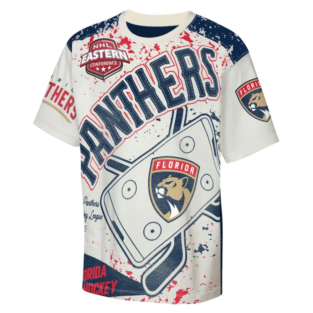 Florida Panthers Outerstuff Youth Top Player T-Shirt - Cream T-shirts
