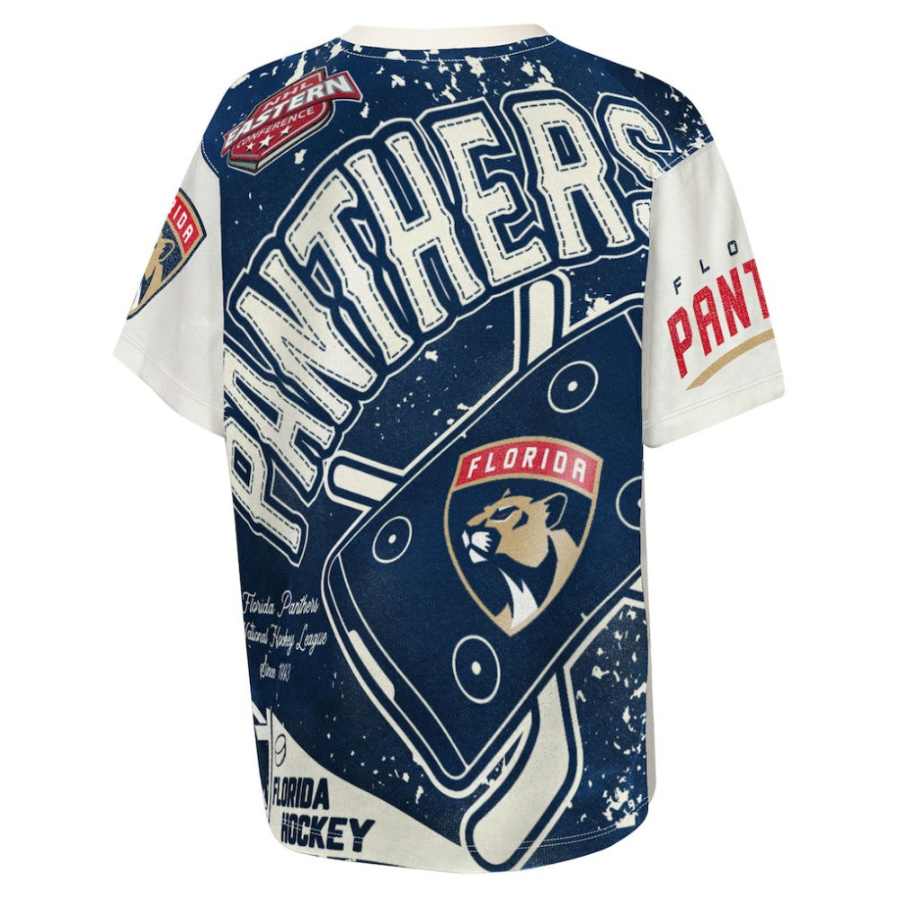 Florida Panthers Outerstuff Youth Top Player T-Shirt - Cream T-shirts