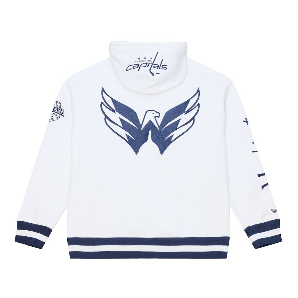 Washington Capitals Mitchell & Ness Arctic Fleece Hoodie - White Hoodies