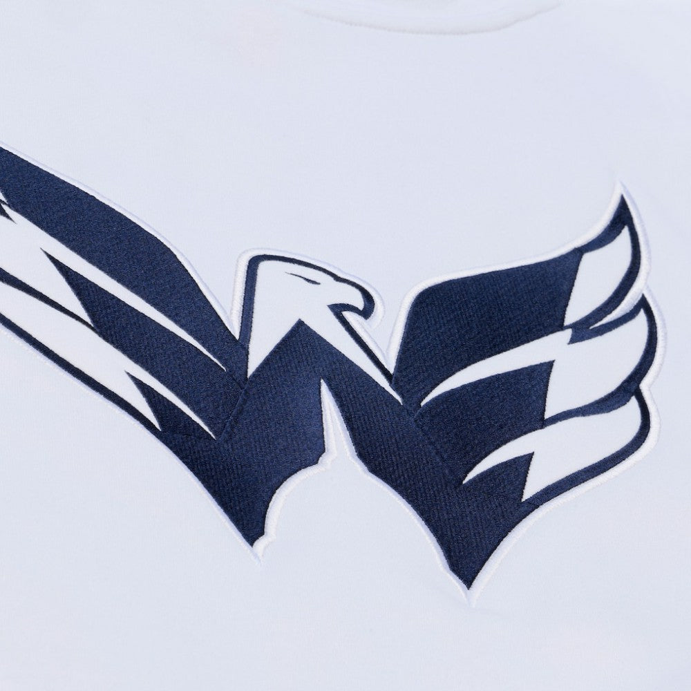 Washington Capitals Mitchell & Ness Arctic Fleece Hoodie - White Hoodies