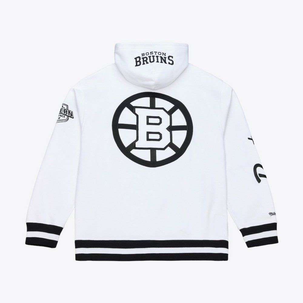 Boston Bruins Mitchell & Ness Arctic Fleece Hoodie - White Hoodies