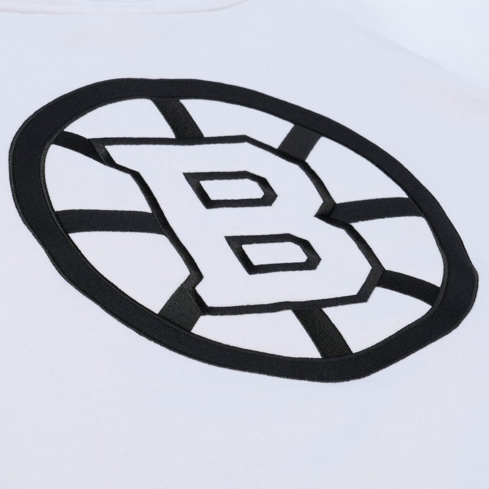 Boston Bruins Mitchell & Ness Arctic Fleece Hoodie - White Hoodies