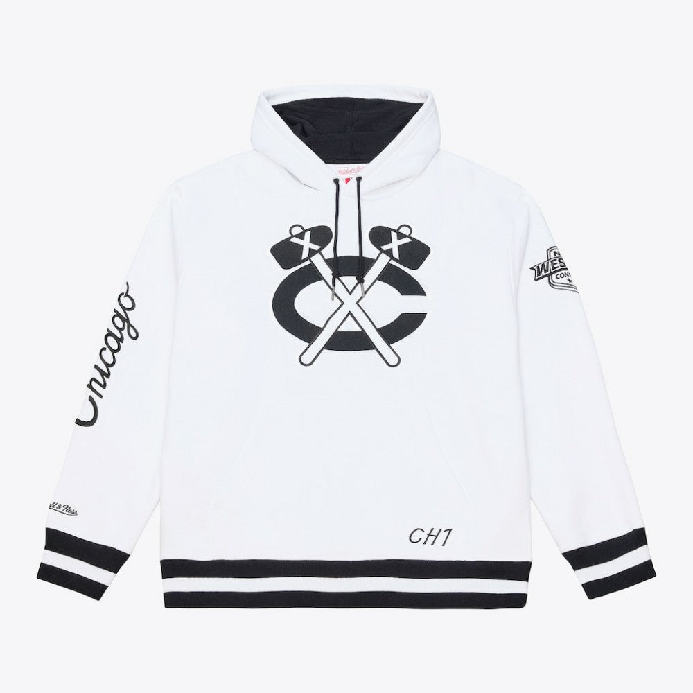 Chicago Blackhawks Mitchell & Ness Arctic Fleece Hoodie - White Hoodies