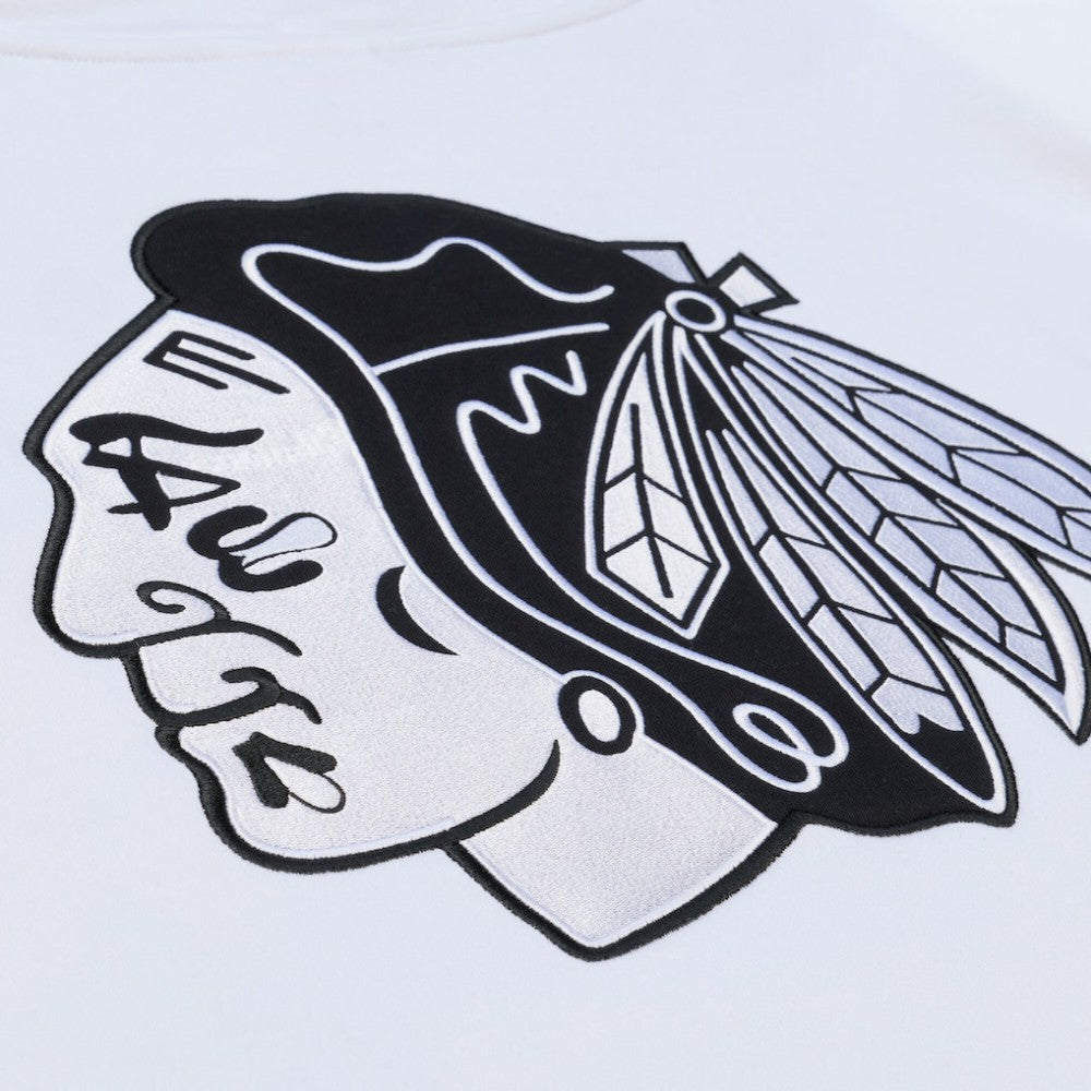 Chicago Blackhawks Mitchell & Ness Arctic Fleece Hoodie - White Hoodies