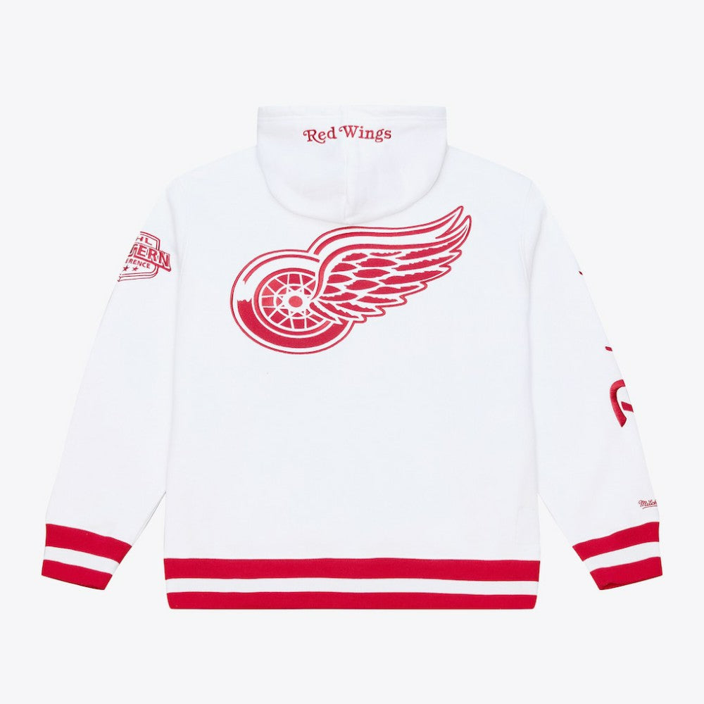 Detroit Red Wings Mitchell & Ness Arctic Fleece Hoodie - White Hoodies
