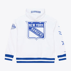 New York Rangers Mitchell & Ness Arctic Fleece Hoodie - White Hoodies