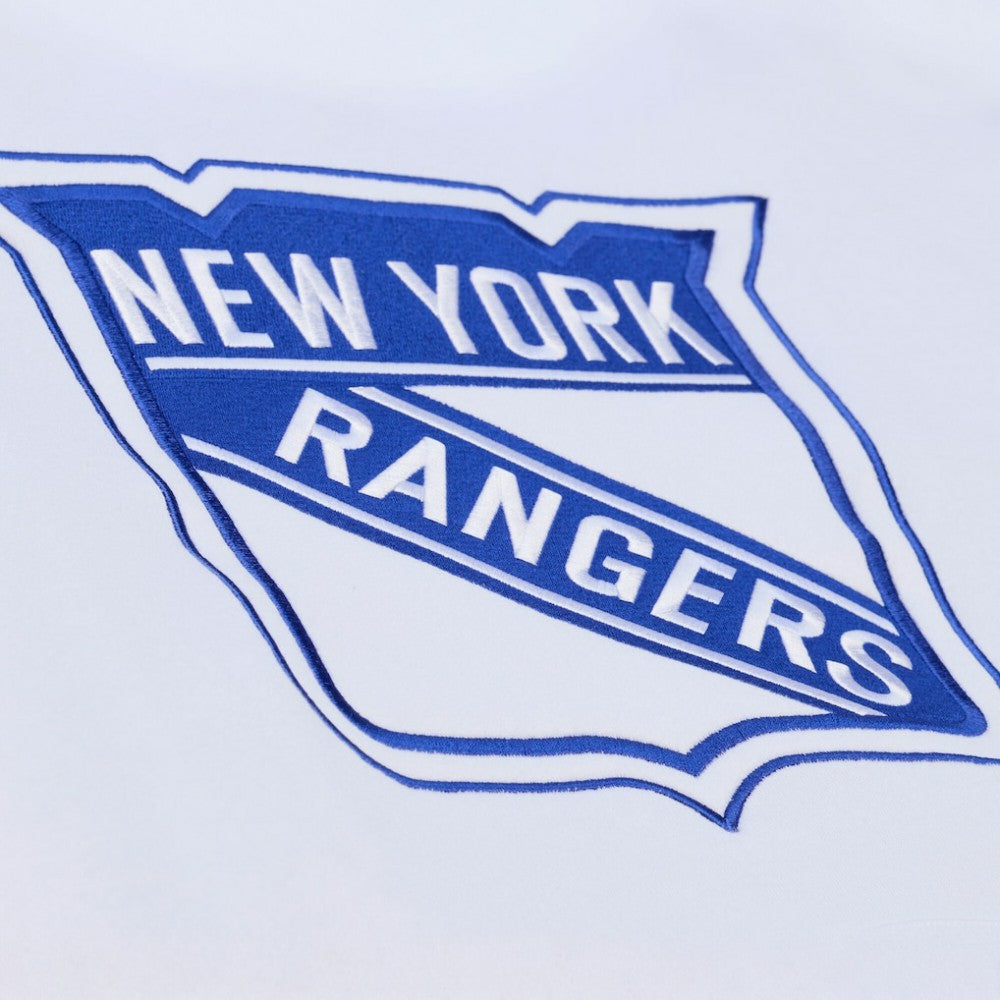 New York Rangers Mitchell & Ness Arctic Fleece Hoodie - White Hoodies