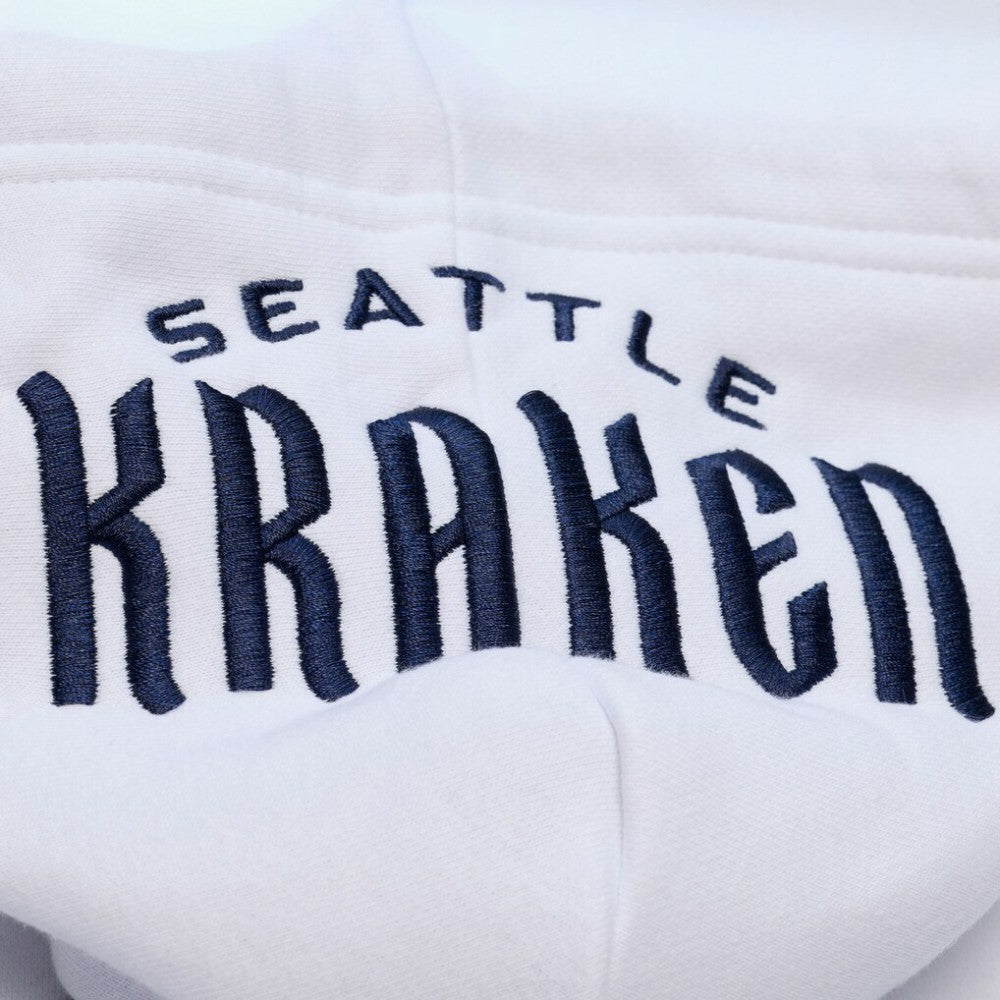 Seattle Kraken Mitchell & Ness Arctic Fleece Hoodie - White Hoodies