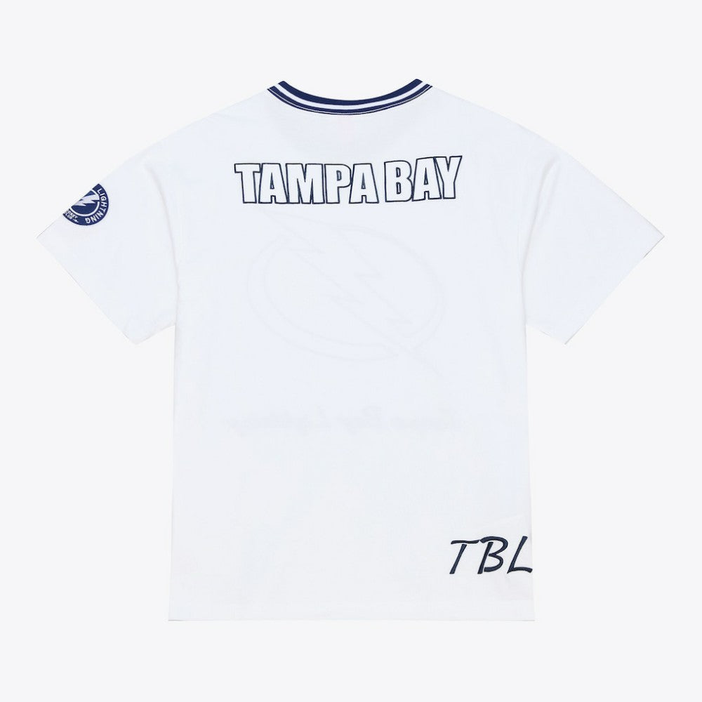 Tampa Bay Lightning Mitchell & Ness Arctic T-Shirt- White T-shirts