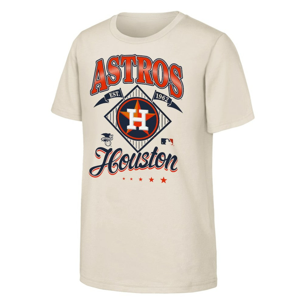 Houston Astros Outerstuff Youth Triple Hit T-Shirt Natural