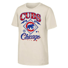 Chicago Cubs Outerstuff Youth Triple Hit T-Shirt Natural