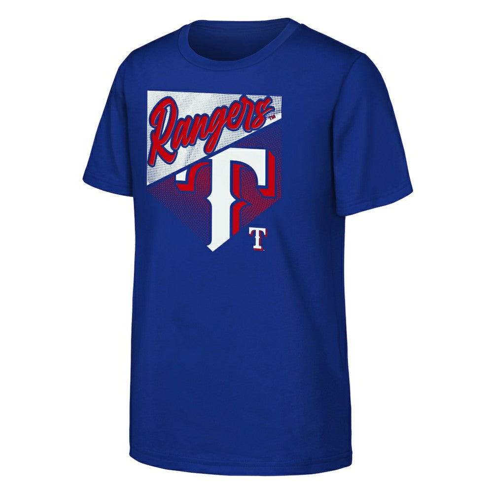 Texas Rangers Outerstuff Youth Prime Plate T-Shirt Royal
