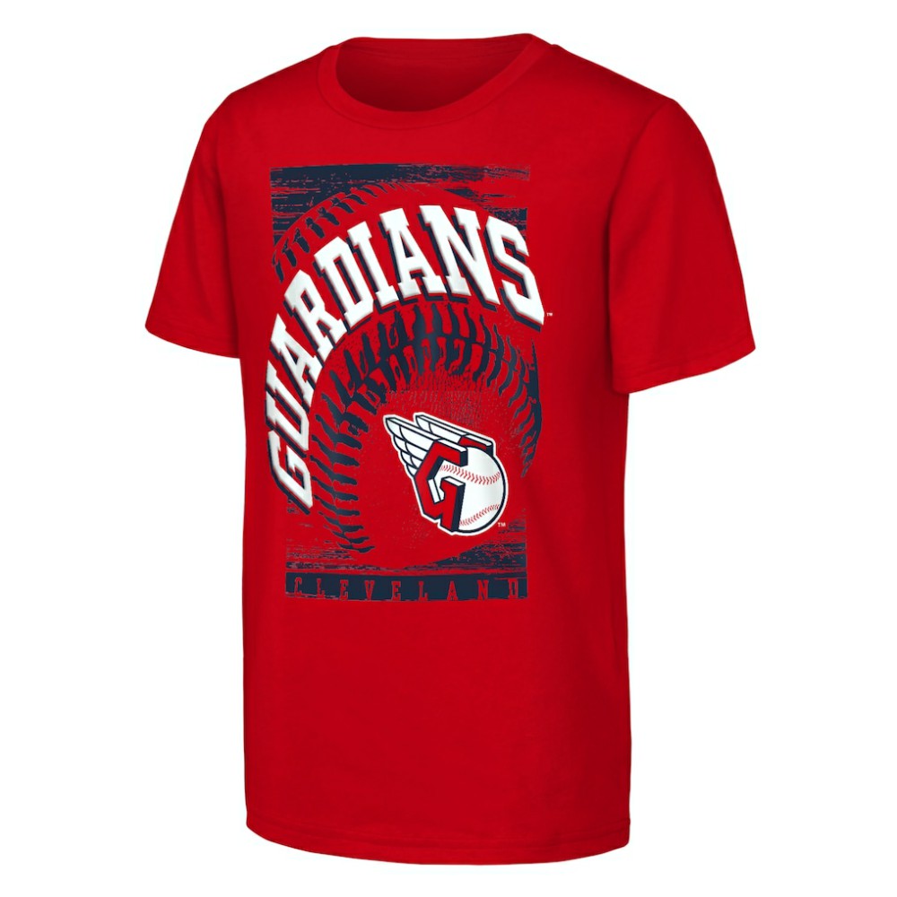 Cleveland Guardians Outerstuff Youth Speed Pitch T-Shirt Red