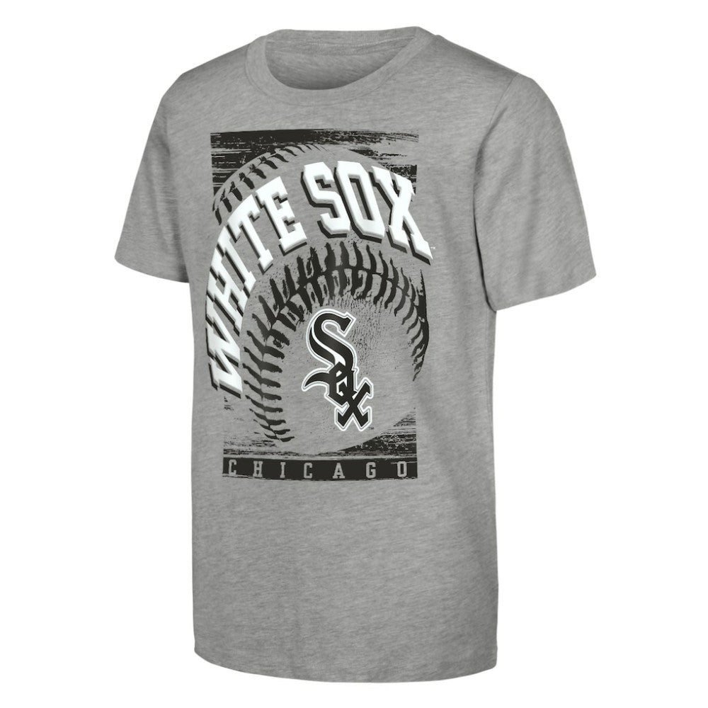 Chicago White Sox Outerstuff Youth Speed Pitch T-Shirt Heather Gray