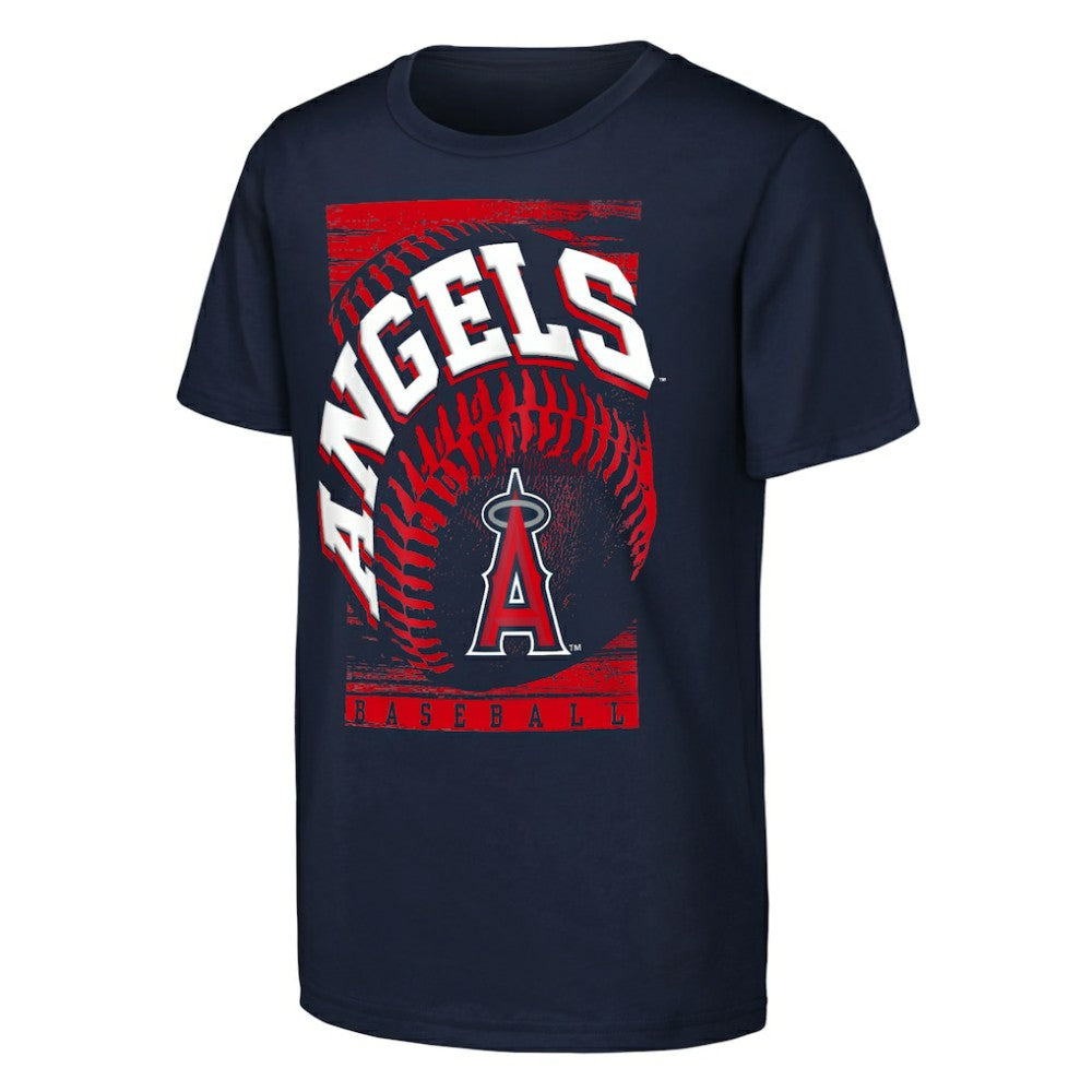 Los Angeles Angels Outerstuff Youth Speed Pitch T-Shirt Navy