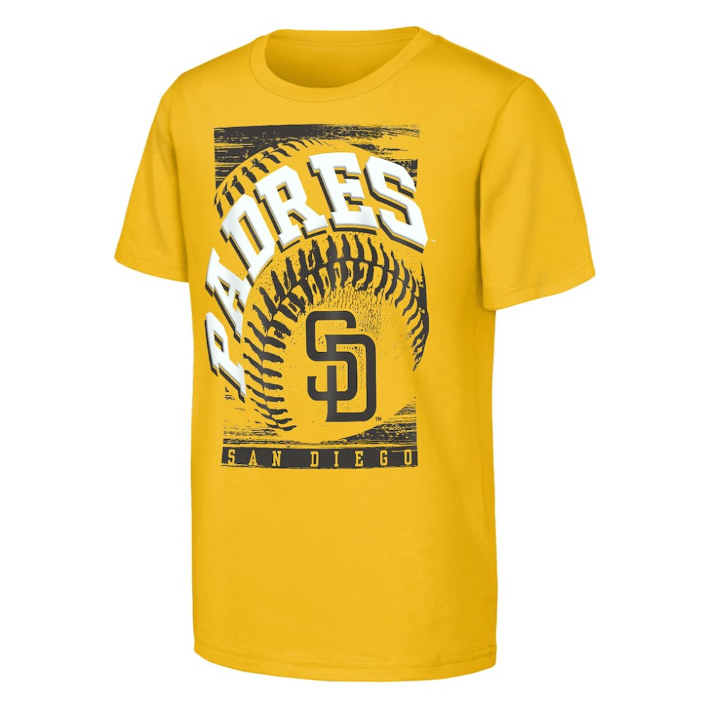 San Diego Padres Outerstuff Youth Speed Pitch T-Shirt Gold