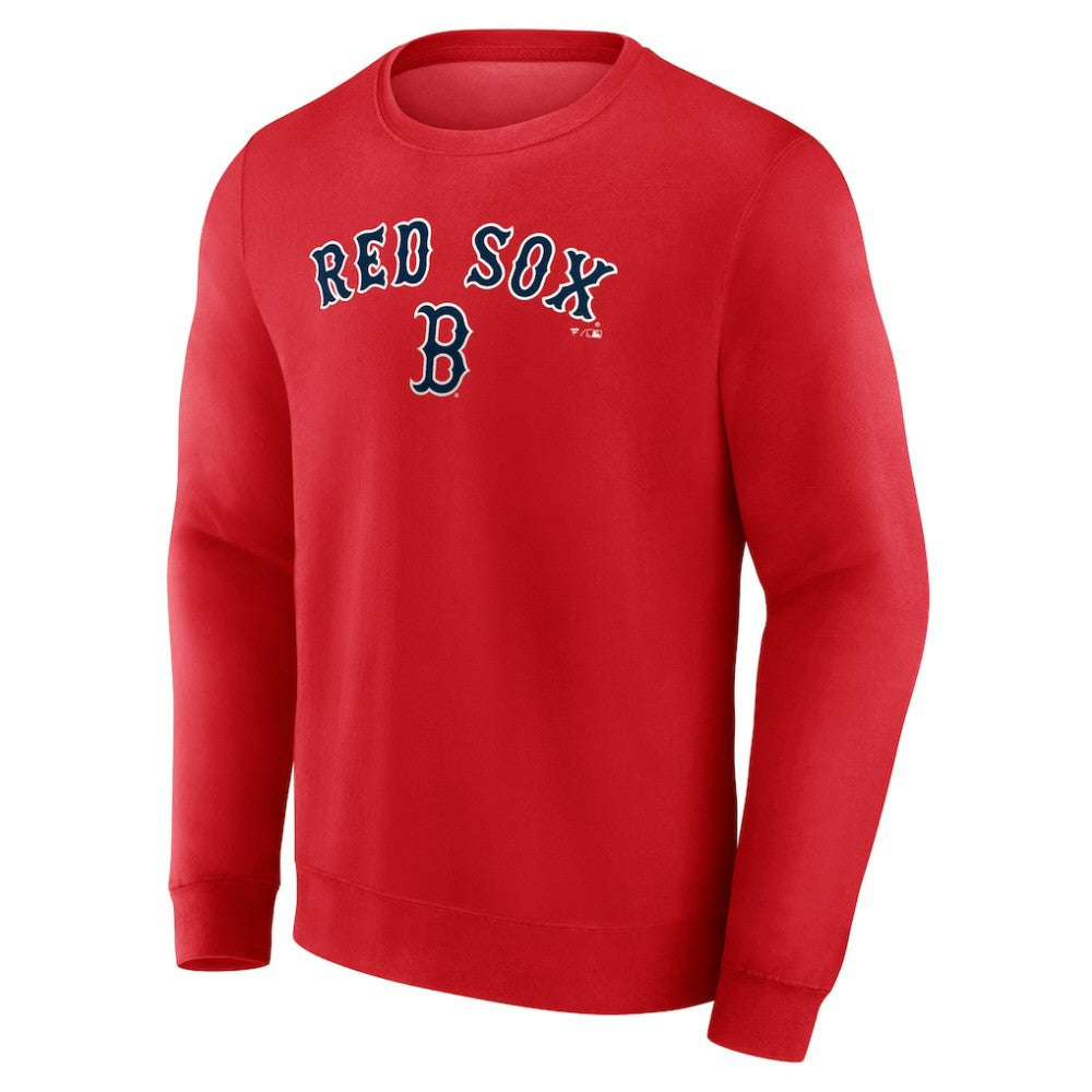 Boston Red Sox Team Lockup Sweatshirt Red
