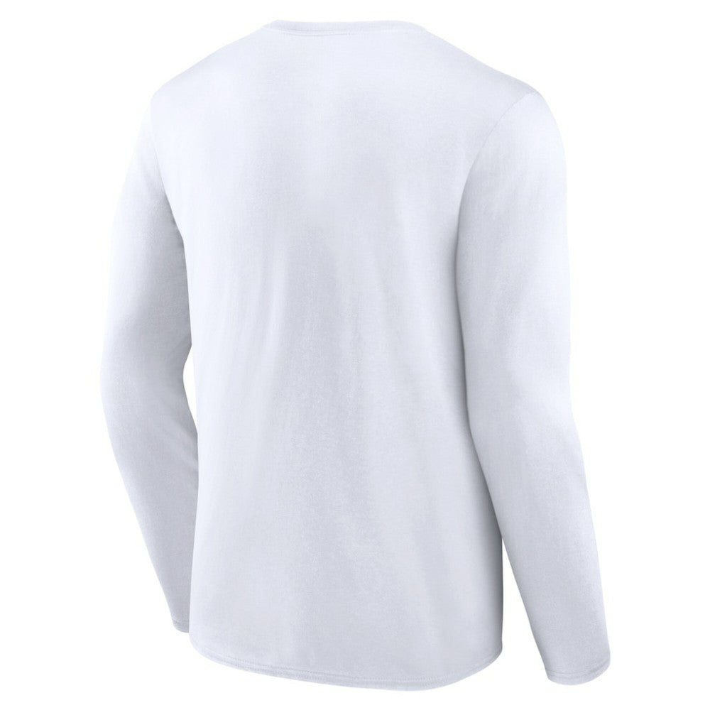 Los Angeles Dodgers Team Lockup Long Sleeve T-Shirt White