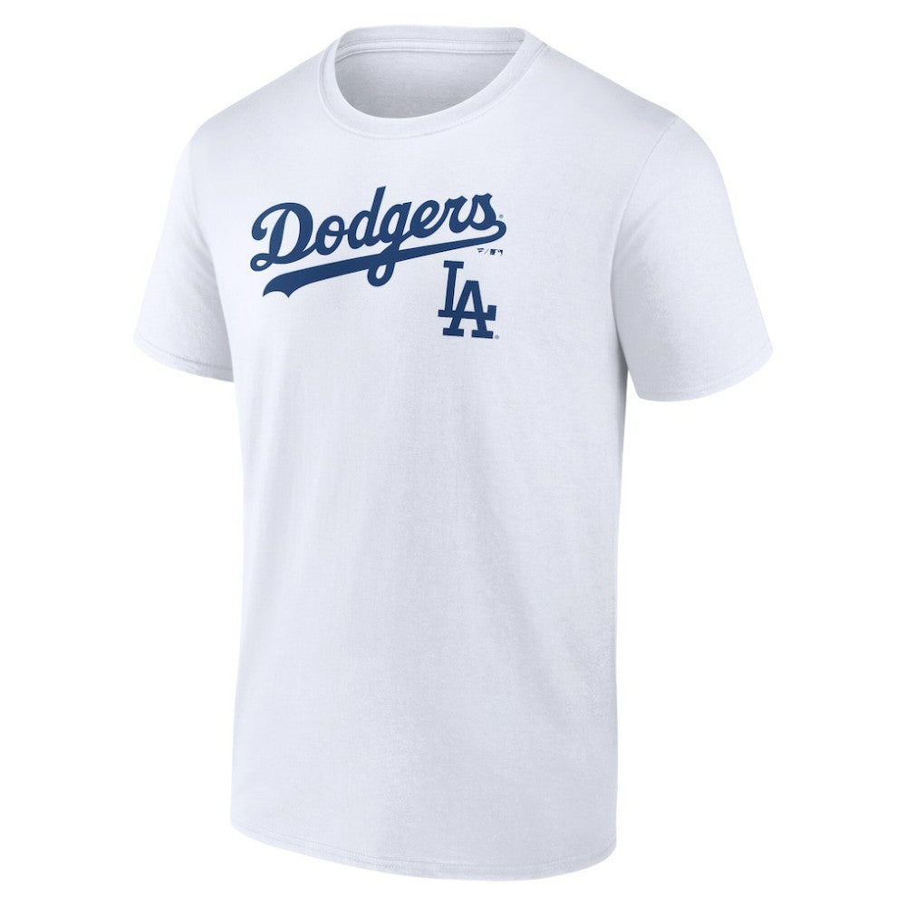Los Angeles Dodgers Team Lockup T-Shirt White