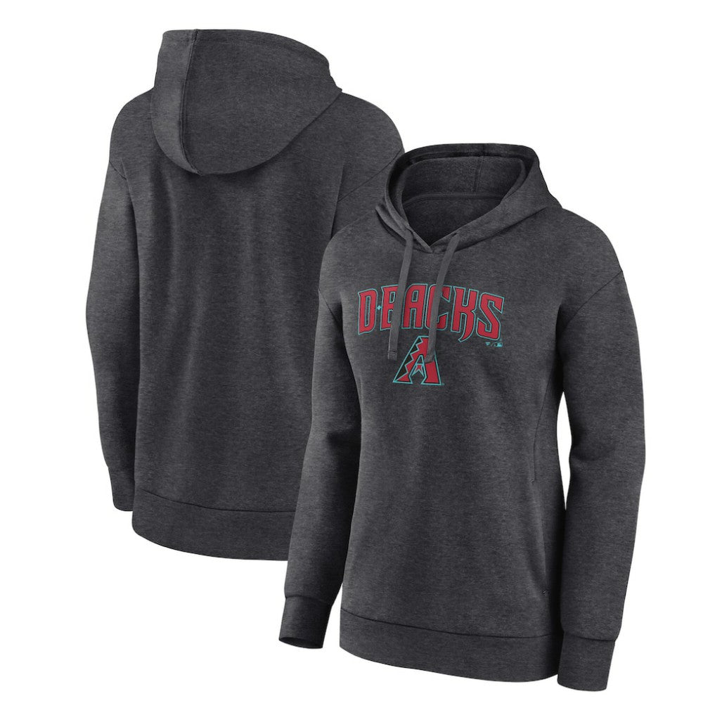 Arizona Diamondbacks Women's Team Lockup Hoodie Charcoal