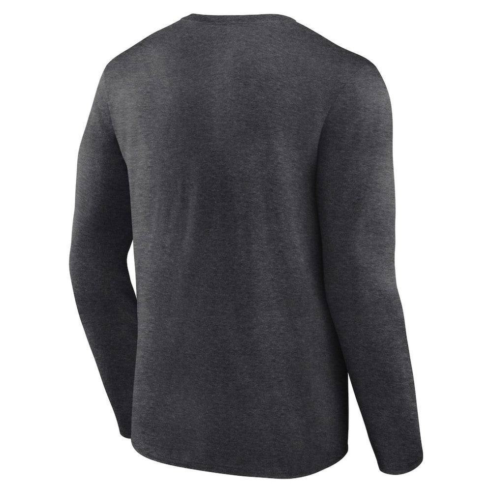 Boston Red Sox Team Lockup Long Sleeve T-Shirt Charcoal