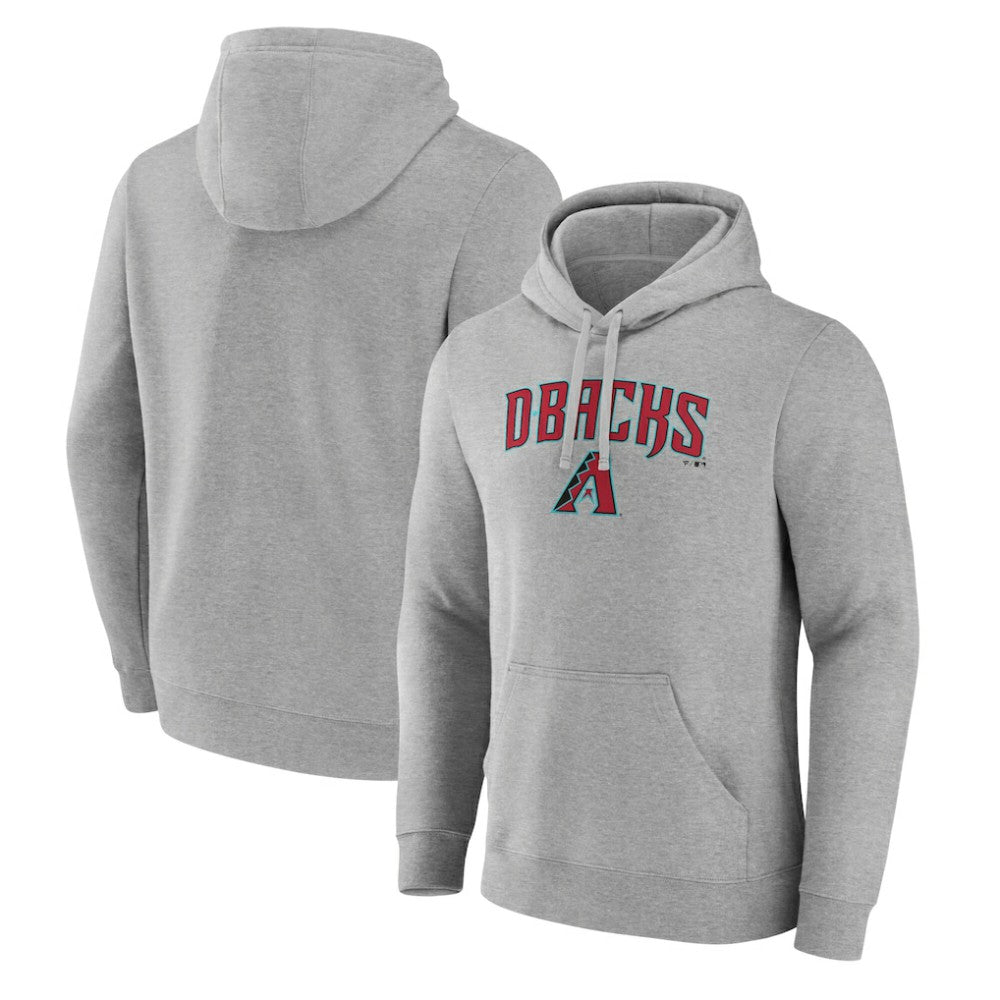 Arizona Diamondbacks Team Lockup Hoodie Gray
