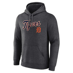 Detroit Tigers Team Lockup Hoodie Charcoal