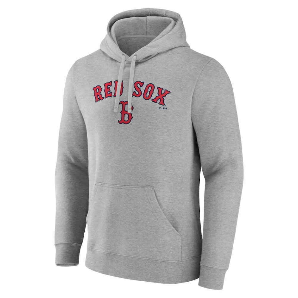 Boston Red Sox Team Lockup Hoodie Gray