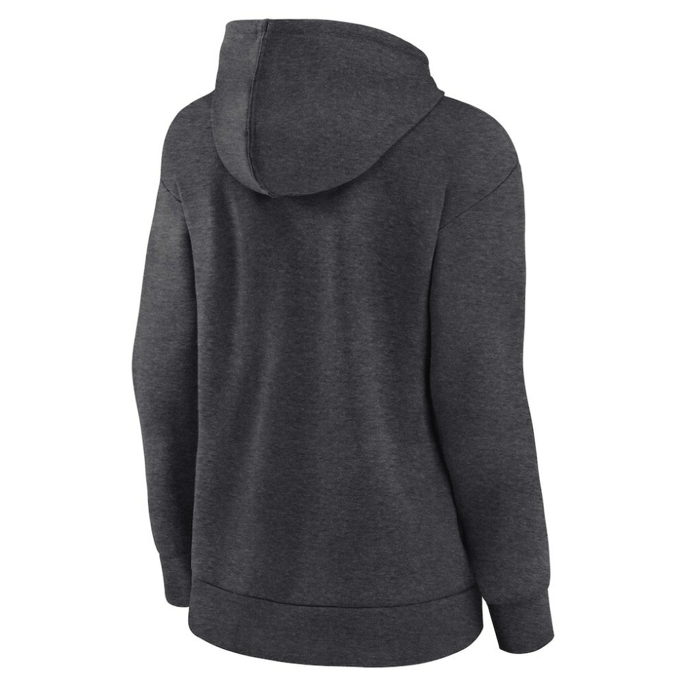 New York Yankees Women's Team Lockup Hoodie Charcoal