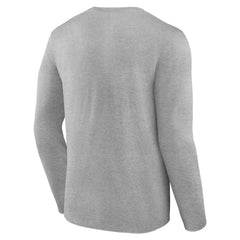Philadelphia Phillies Team Lockup Long Sleeve T-Shirt Gray