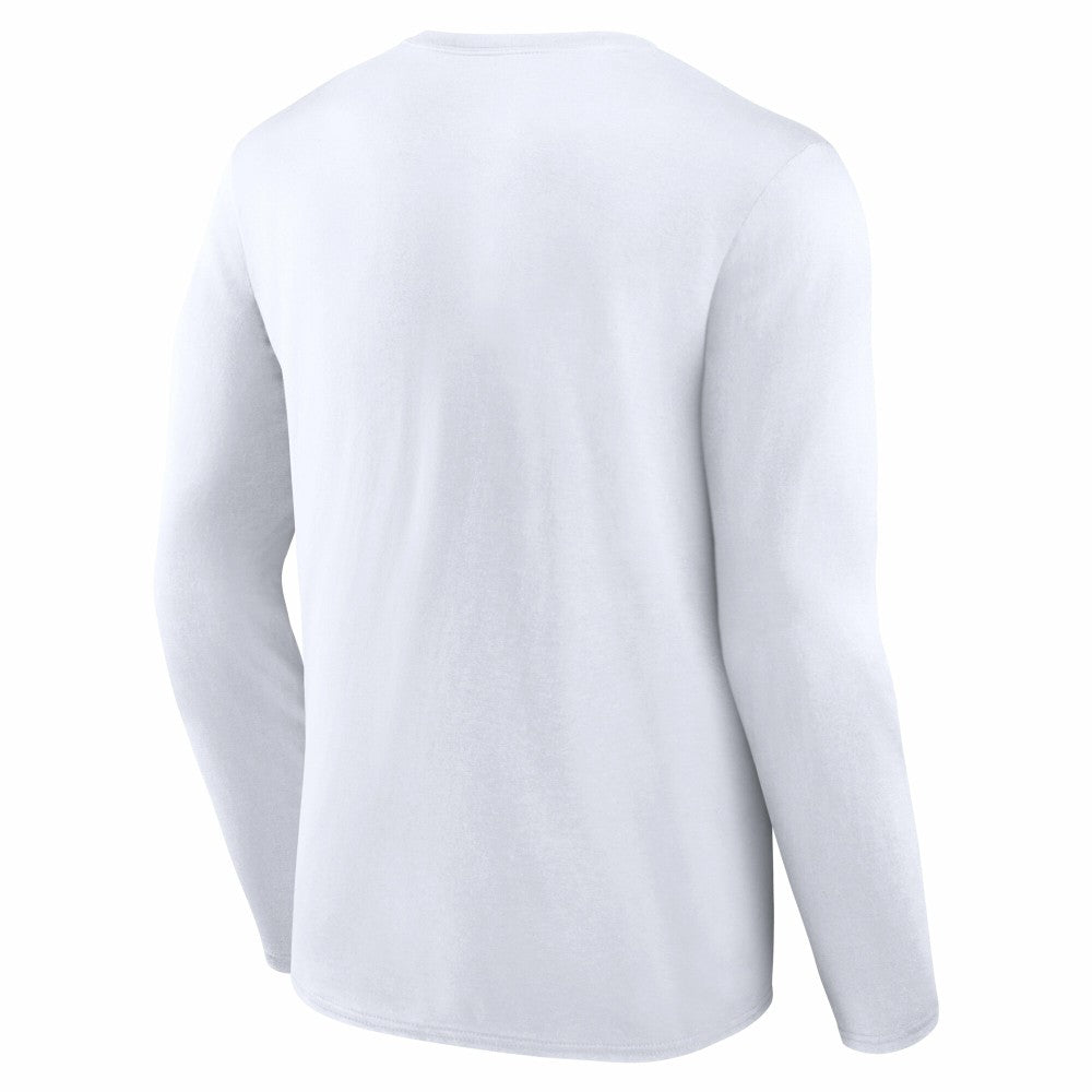 Cincinnati Reds Team Lockup Long Sleeve T-Shirt White