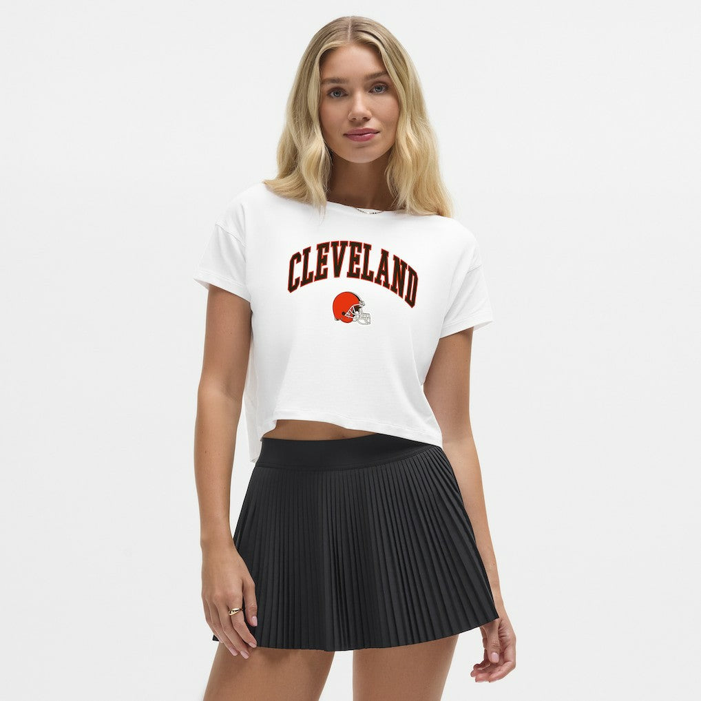 Cleveland Browns lululemon Women's Cates T-Shirt - White on sale