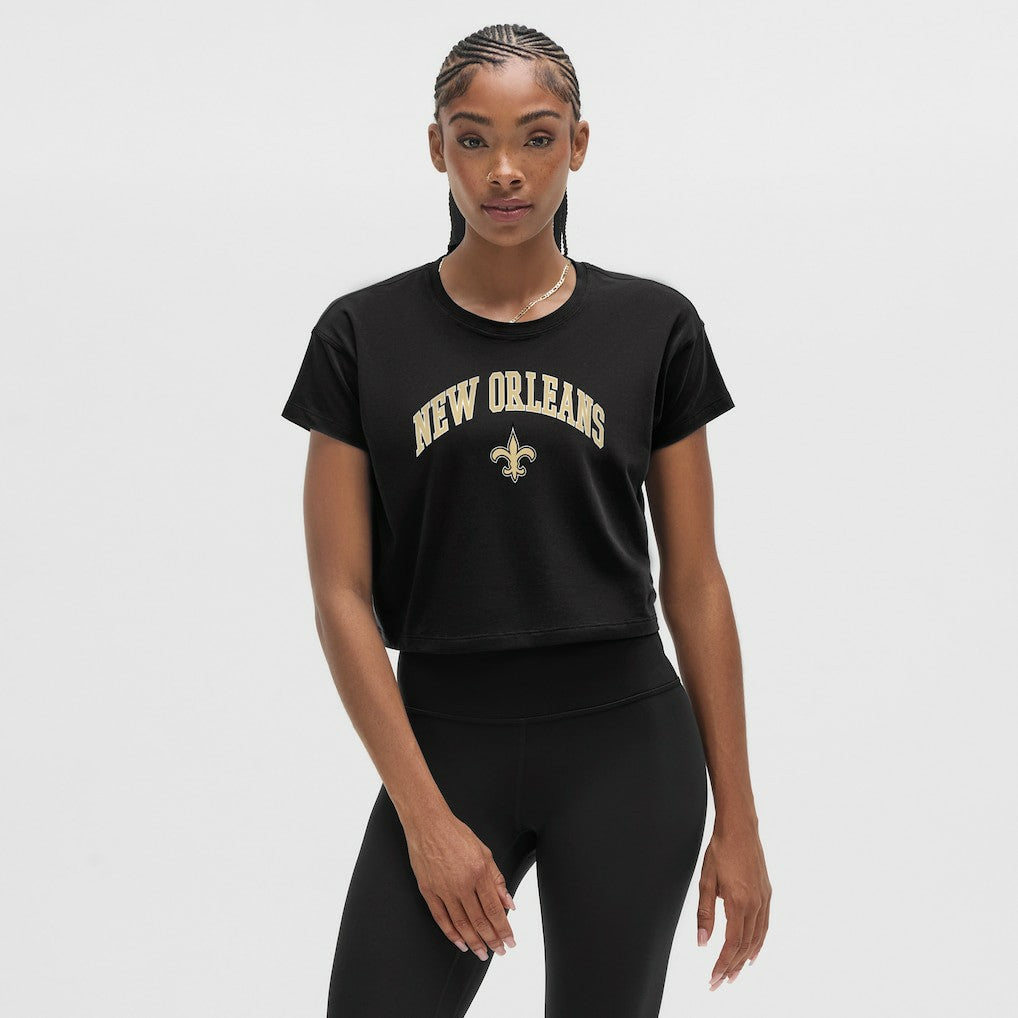 New Orleans Saints lululemon Women's Cates T-Shirt - Black cheap
