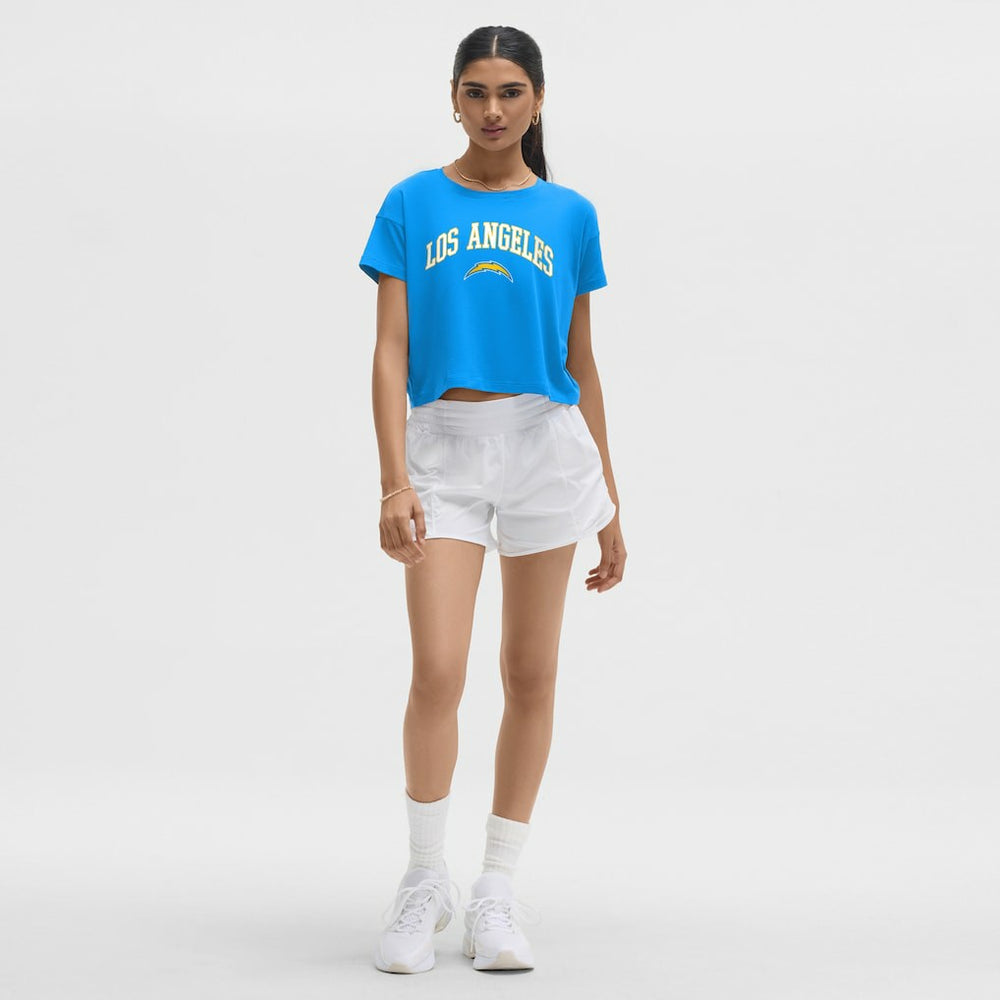 Los Angeles Chargers lululemon Women's Cates T-Shirt - Beaming Blue outlet