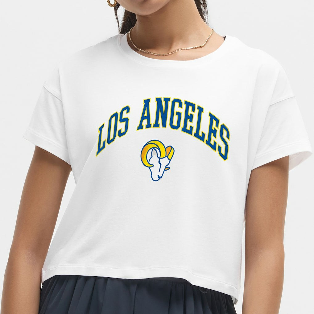 Los Angeles Rams lululemon Women's Cates T-Shirt - White sale
