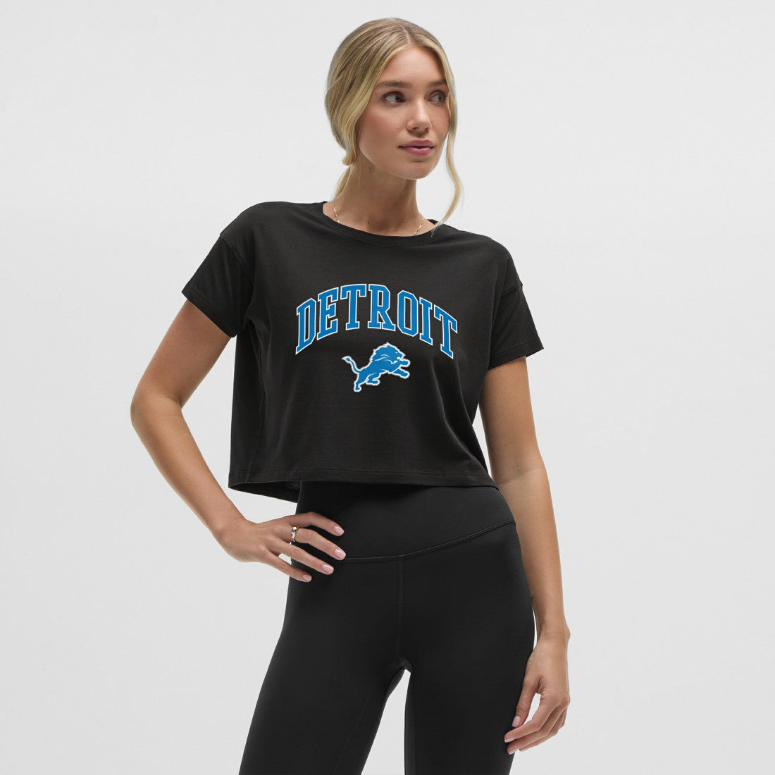 Detroit Lions lululemon Women's Cates T-Shirt - Black cheap
