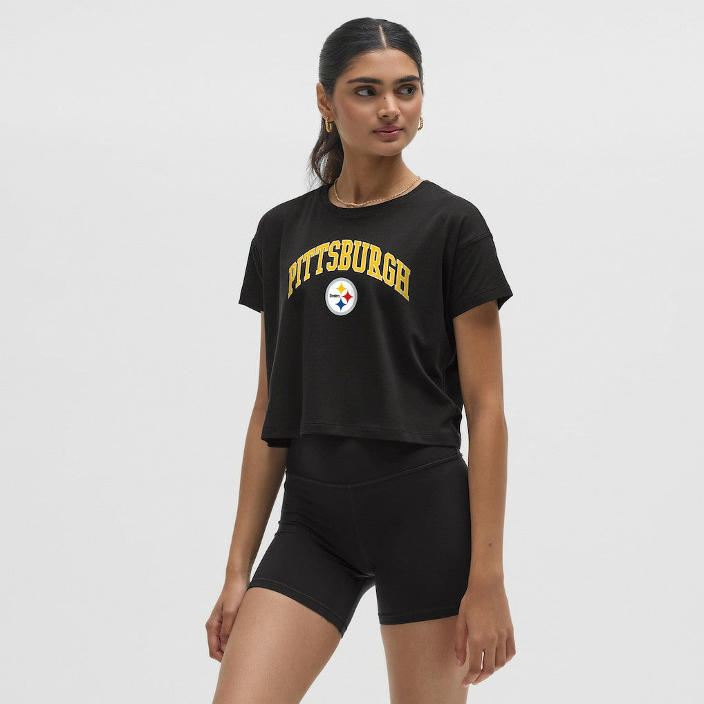 Pittsburgh Steelers lululemon Women's Cates T-Shirt - Black discount