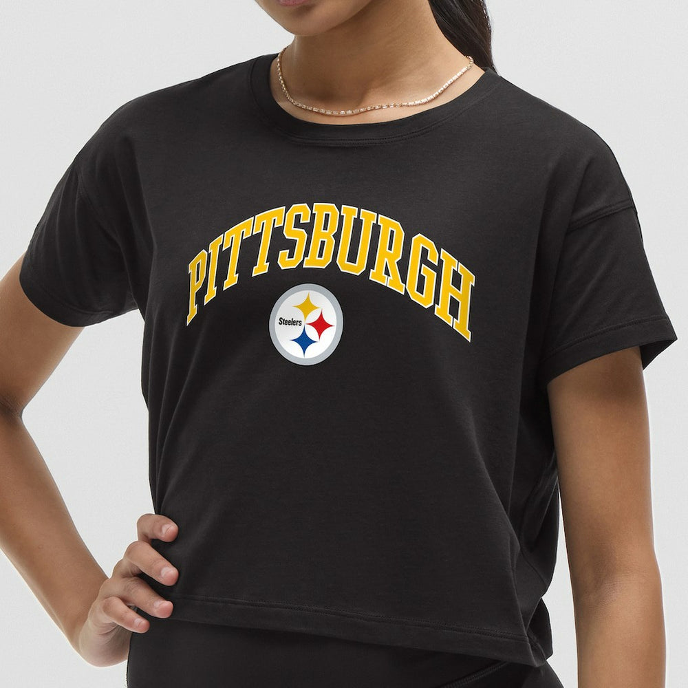 Pittsburgh Steelers lululemon Women's Cates T-Shirt - Black discount