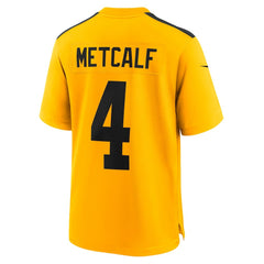 DK Metcalf Pittsburgh Steelers Alternate 1933 Throwback Game Jersey - Gold sale