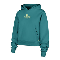 New York Yankees Women's Contemporary Basics Anderson Foundation Hoodie Teal