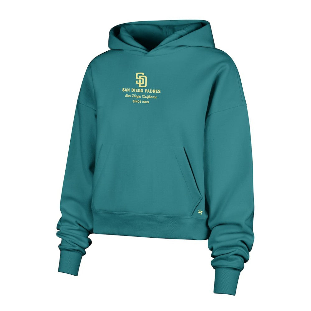 San Diego Padres Women's Contemporary Basics Anderson Foundation Hoodie Teal