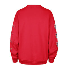 St. Louis Cardinals Women's Trendy Team Go Big Oversized Sweatshirt Red