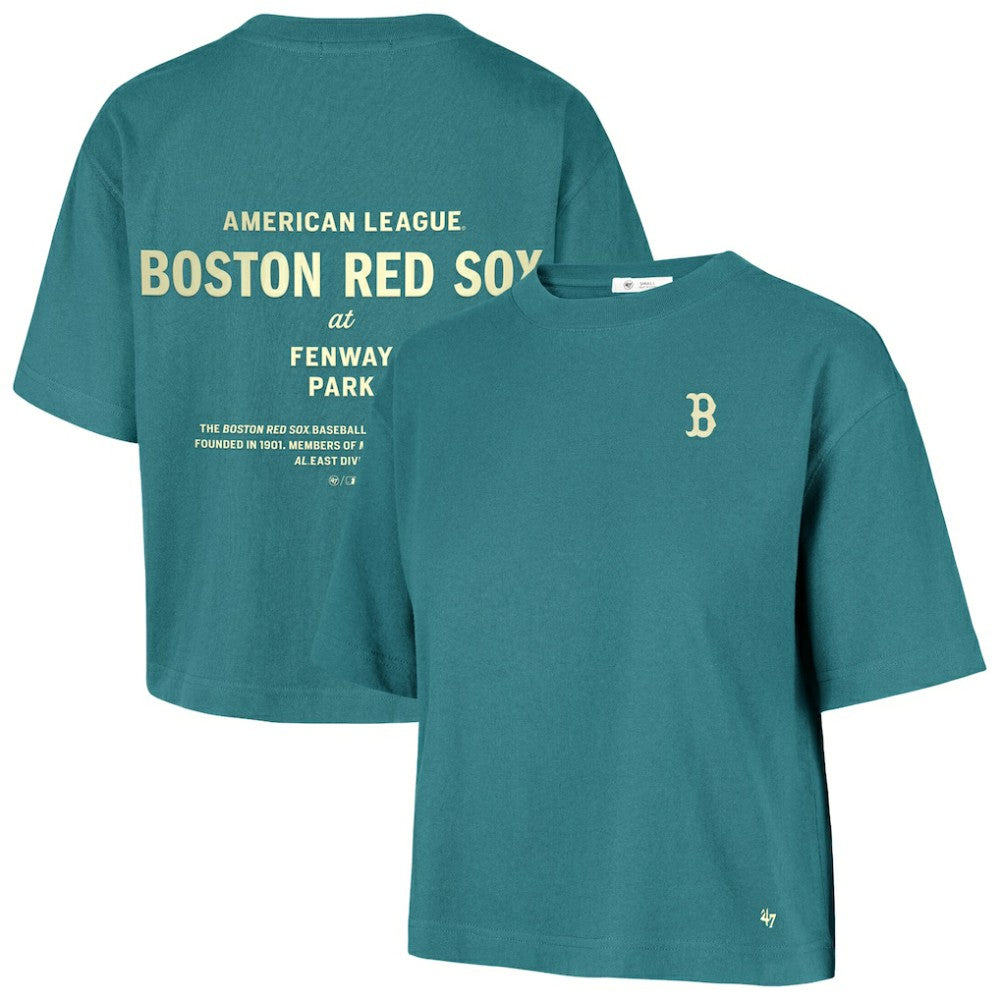 Boston Red Sox Women's Contemporary Basics Leon City T-Shirt Teal